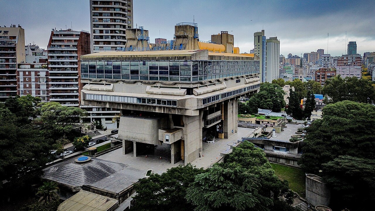 Biblioteca Nacional (Clorindo Testa), vista aérea