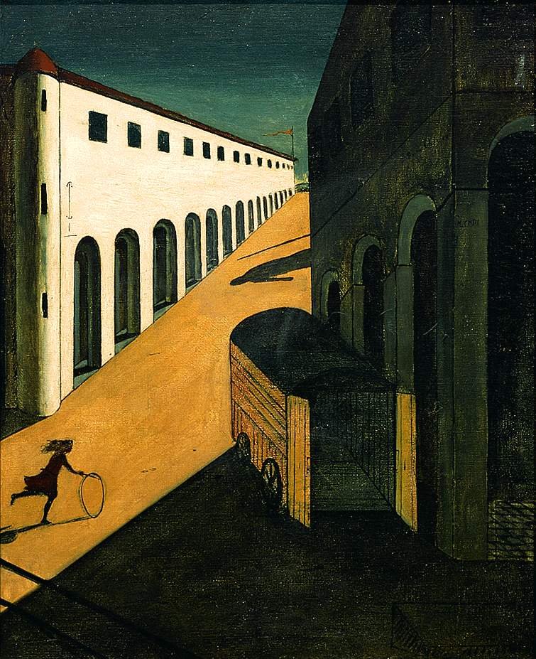 Giorgio de Chirico, Misterio y melancolía de una calle.