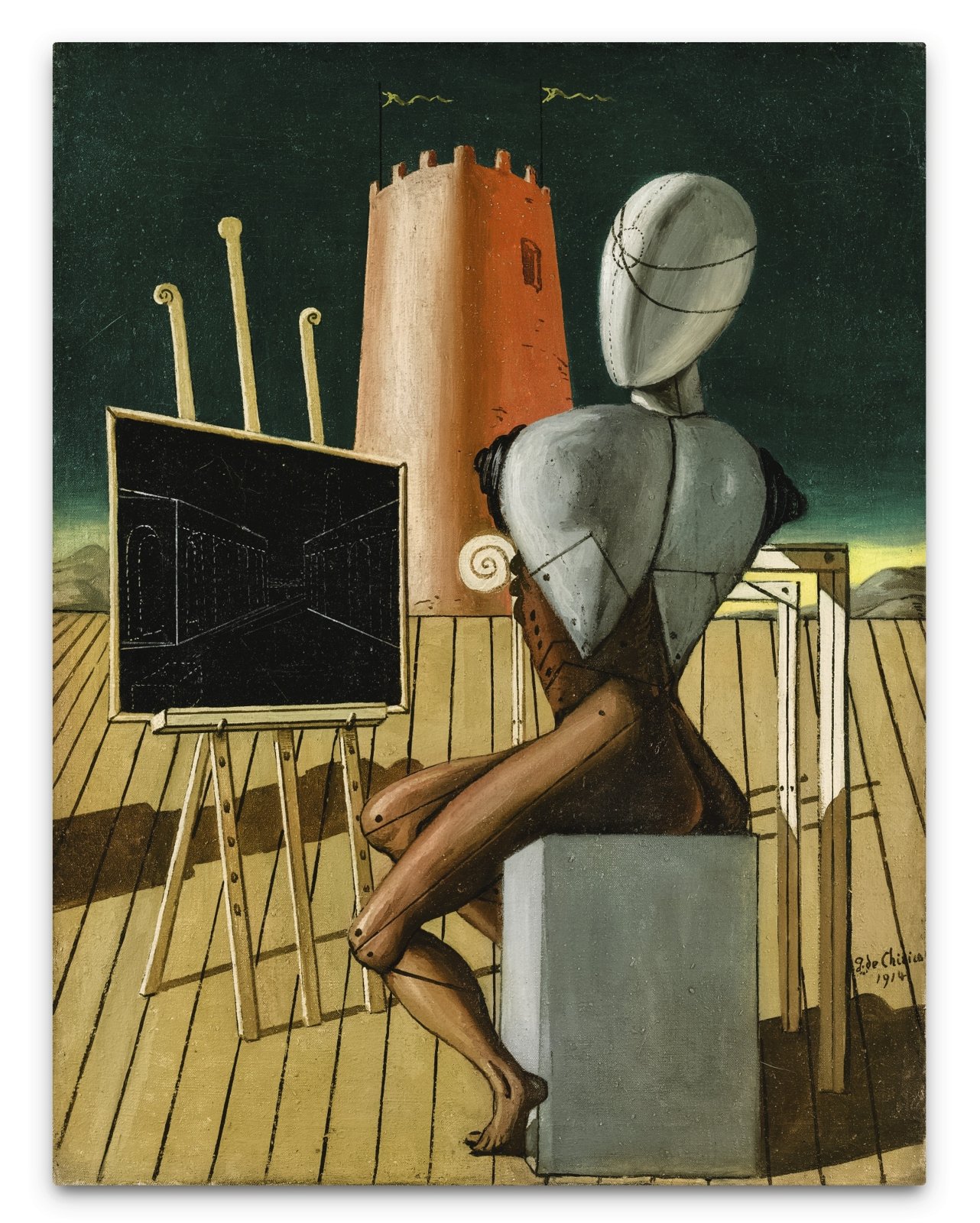 Giorgio de Chirico, maniquí metafísico.
